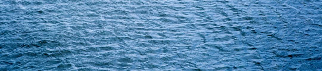 blue water surface with waves background