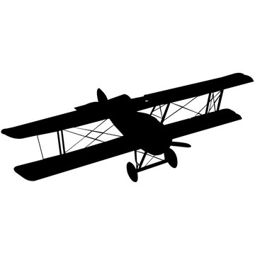 Download Vintage Plane Silhouette Vector Stock Vector Adobe Stock