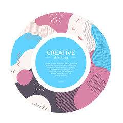 Colorful abstract brochure - modern vector web banner