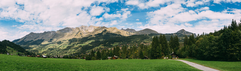 Les Diablerets summer panoramic