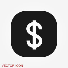 Money Currency Icon design template. Vector EPS