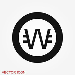 Money Currency Icon design template. Vector EPS