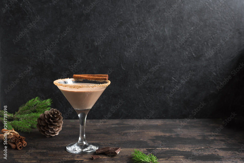 Canvas Prints chocolate martini cocktail