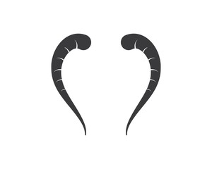 horn element vector icon illustration