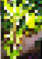 abstract background with colouful squares