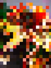 Colorful illustration of abstract geometric background with squares