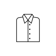 Workplace, shirt icon. Element of workplace thin line icon