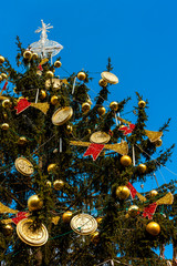 Christmas tree in Prague, Czech Republic