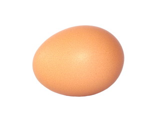 Egg isolated on white background.