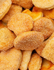 background with many sweet cookies. homemade cookies sprinkled with sugar