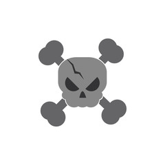 skull bones trick or treat happy halloween