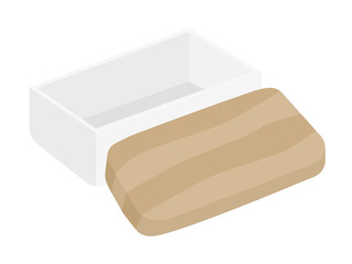 空のバターケース