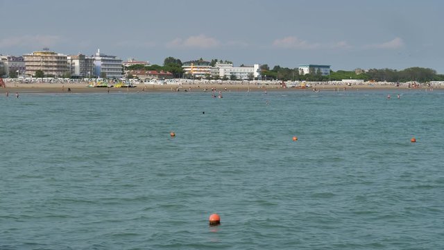 Beach in Caorle, Italy in UHD resolution