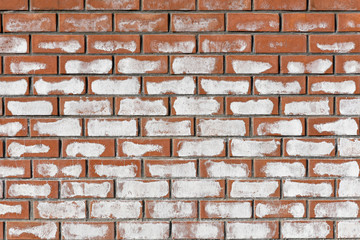 old red brick wall background