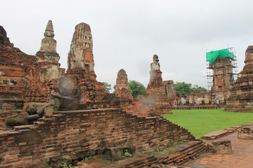 temple in ayutthaya thailand