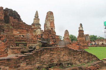temple in ayutthaya thailand