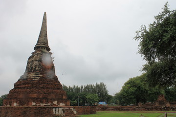 golden pagoda in bangkok thailand