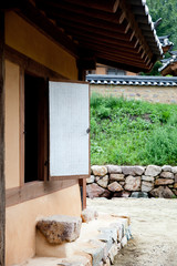 Fototapeta na wymiar Andong Folk Village in Andong-si, South Korea.