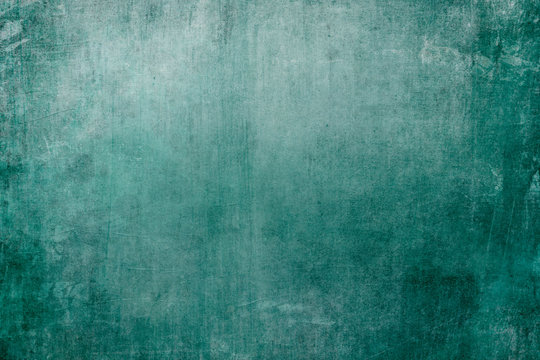 Blue Teal Grungy Wall Background