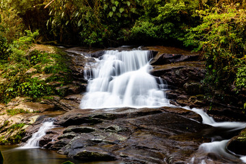 Fototapeta na wymiar Pedra Branca Waterfall, Paraty, Rio de Janeiro, Brazil.