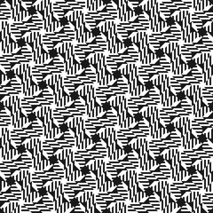 Seamless abstract geometric pattern with weaving