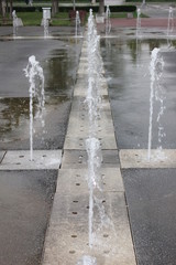 fountain in the city