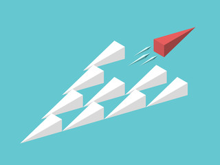 Isometric unique red wedge