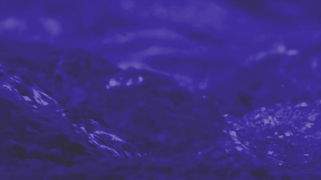 River rapids with purple tint, background
