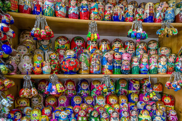 Matryoshka doll souvenirs