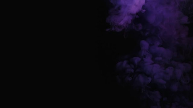 Plume of purple smoke, background