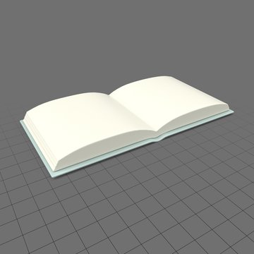 Stylized open book
