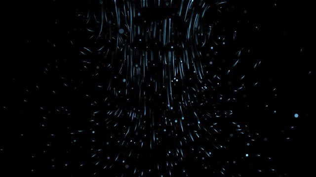 Abstract Blue Particle Background