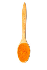  honey in spoon  isolated on white background copy space
