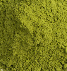 Obraz premium matcha green tea on a white background