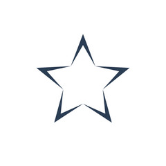 Star Icon Premium Icon Flat Line Vector Illustration