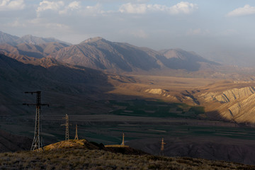 Kyrgyzstan. The North-Eastern section of the Pamir highway between the city of Osh and the border with Tajikistan