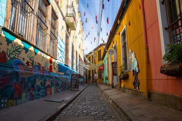 Fototapeta na wymiar Valparaiso street