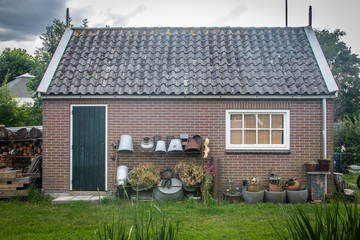 Fototapeta na wymiar Casa en Marken, Holanda