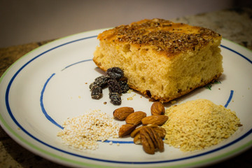 Panesillo para el desayuno con nueces