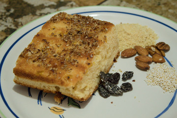Panesillo para el desayuno con nueces