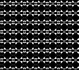 Geometric shape pattern black and white design for fantasy wallpaper and background