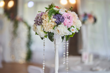 Wedding decorations. Floral decor. wedding ceremony