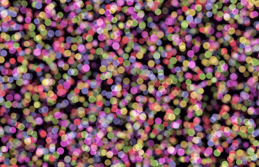 colorful decorative bokeh party lights 