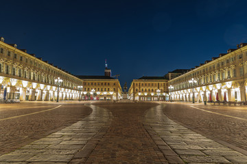 Fototapeta premium Piazza san Carlo - Torino
