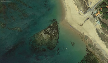 coast, streets and infrastructure of Bretigny-sur-Orge from a bird's eye view 2019