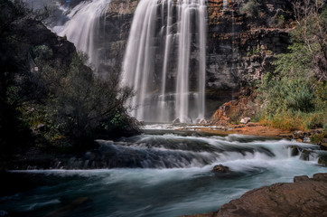 Long exposure of Tortum waterfalls in Erzurum, Turkey.