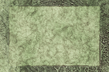 3D vintage metal work- antique metal. Corrosion background- pattern abstract