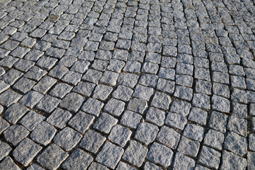 Stone pavement texture.