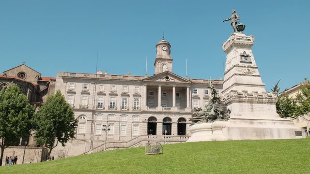 Palacio da Bolsa or Stock Exchange Building In Porto