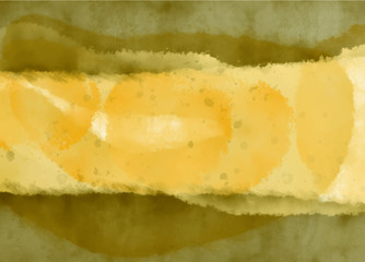 Abstract watercolor texture background with sepia sand brown and amber yellow colors